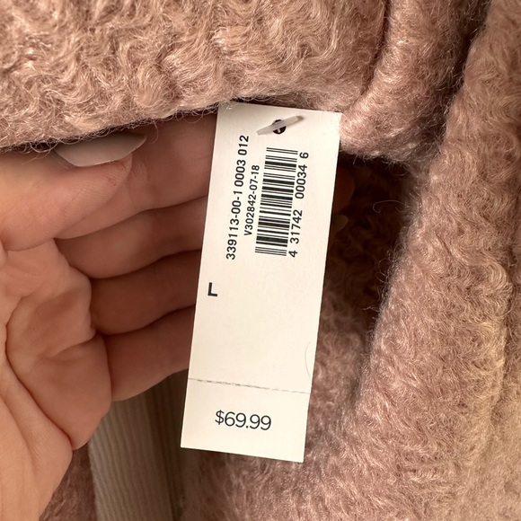 NWT Old Navy long, wool coat - Picture 7 of 7